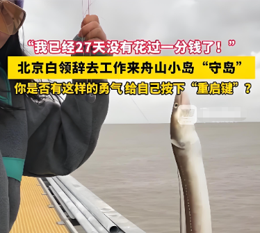 从都市高管到东海“鱼保姆”：一位女性的人生转型引发生活本质思考